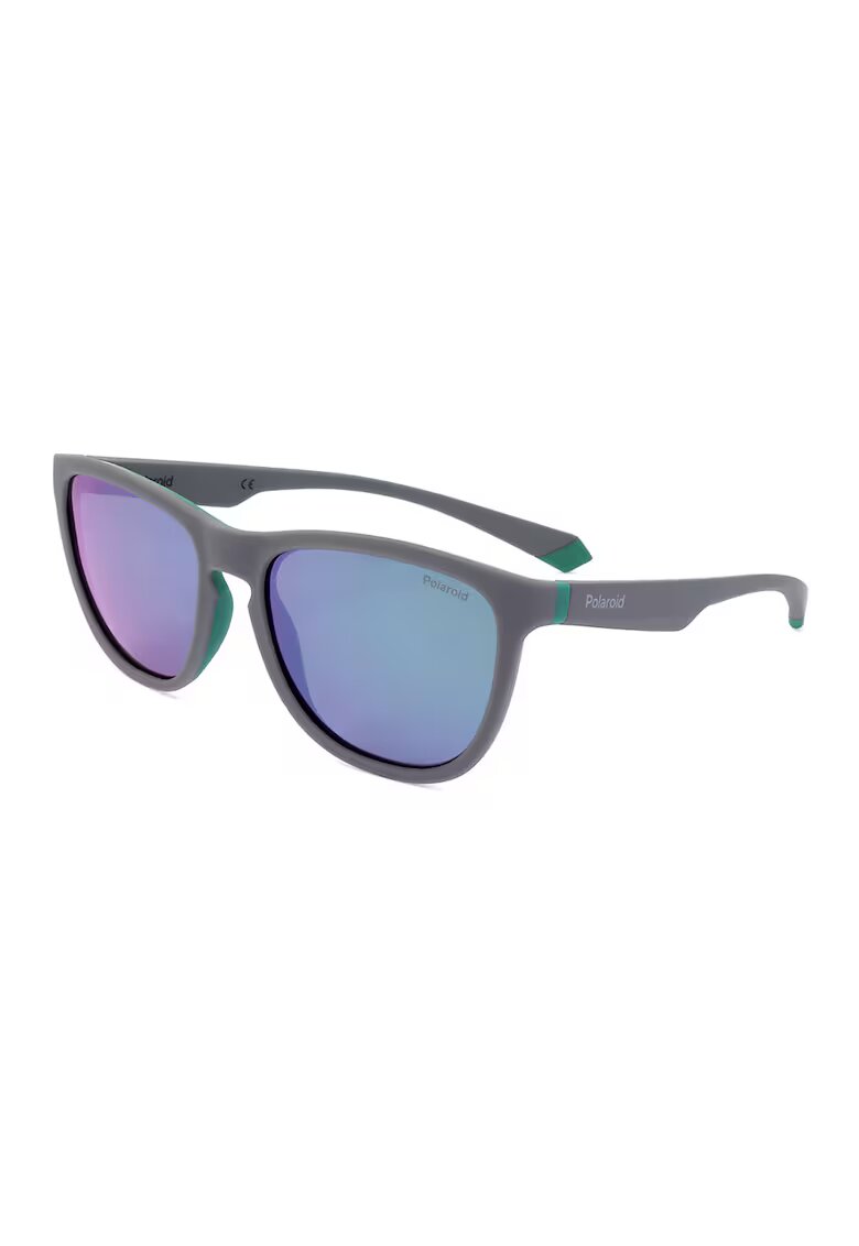 Polaroid Ochelari de soare unisex wayfarer polarizati - Gri inchis