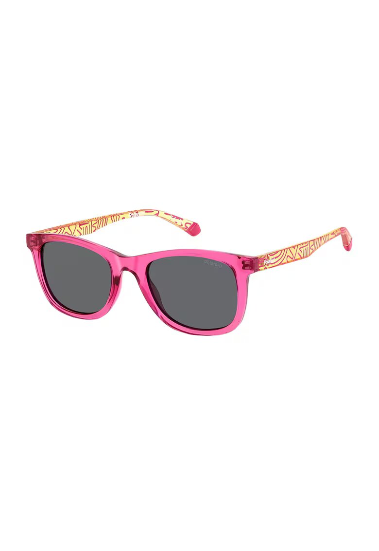 Polaroid Ochelari de soare wayfarer cu lentile uni - Galben/Roz