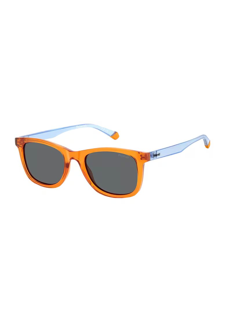 Polaroid Ochelari de soare wayfarer cu lentile uni - Portocaliu/Albastru