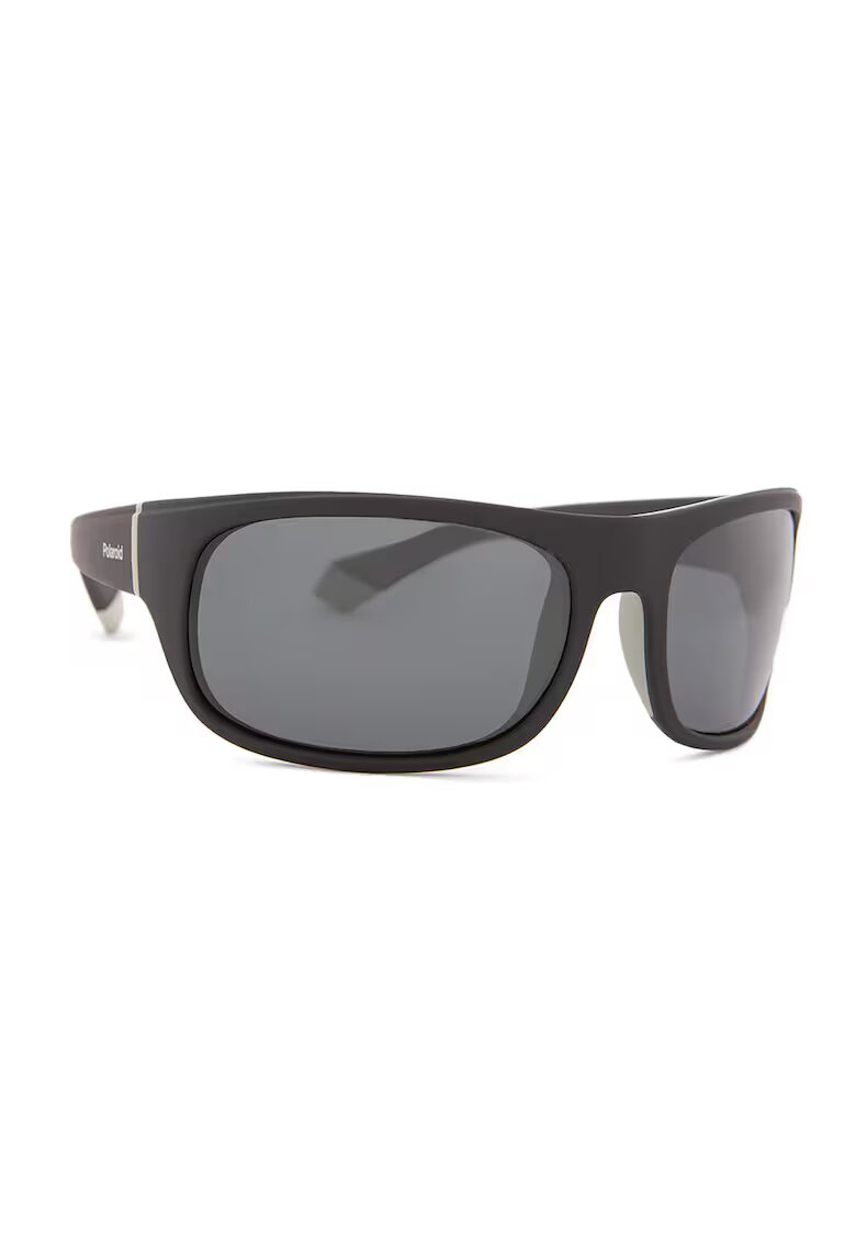Polaroid Ochelari de soare wrap polarizati - Negru/Gri
