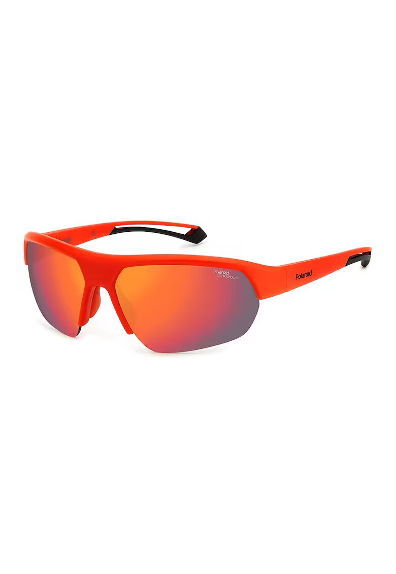 Polaroid Ochelari de soare wrap unisex cu lentile ultrapolarizate