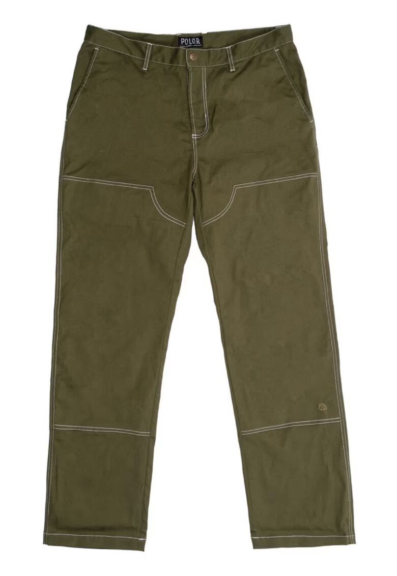 Poler Pantaloni drepti cu cusaturi contrastante Campo