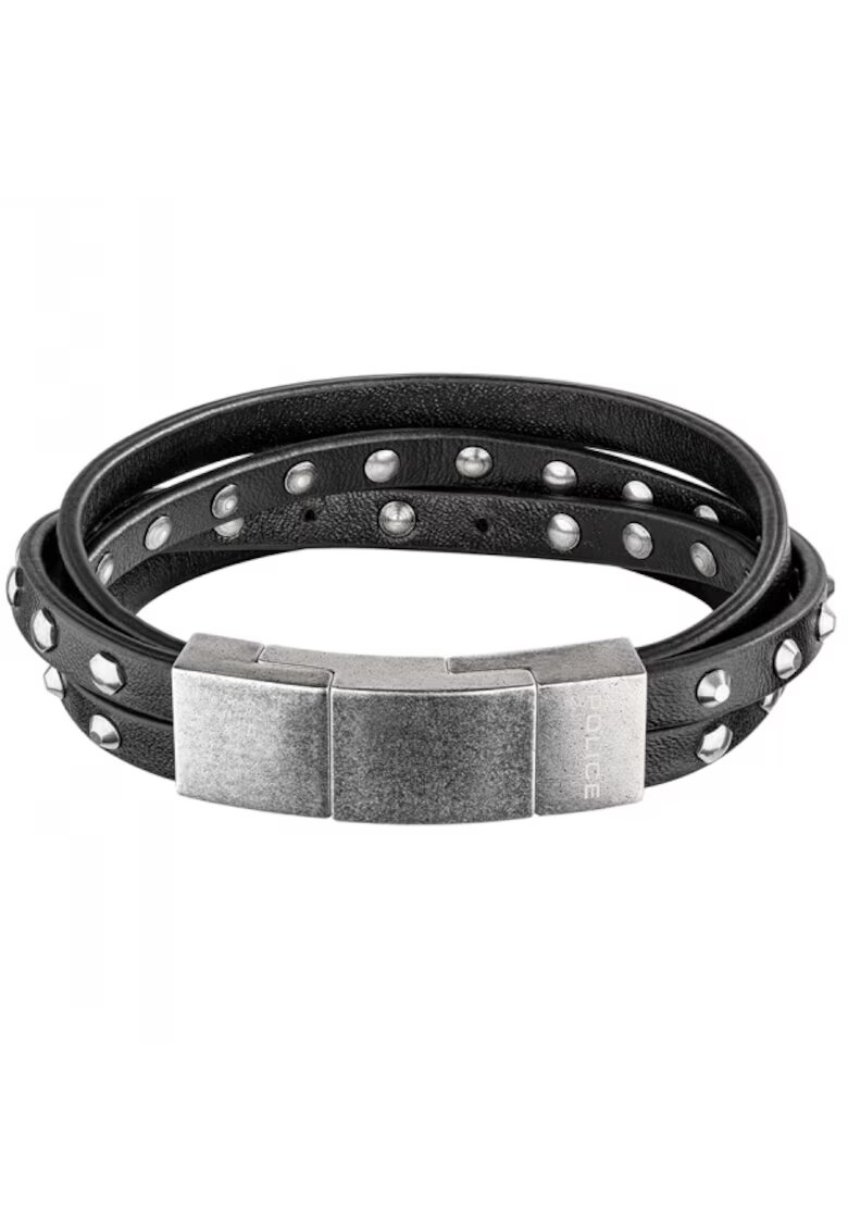 Police Bratara Men Bracelets PEJGB2009302 - Argintiu - Negru