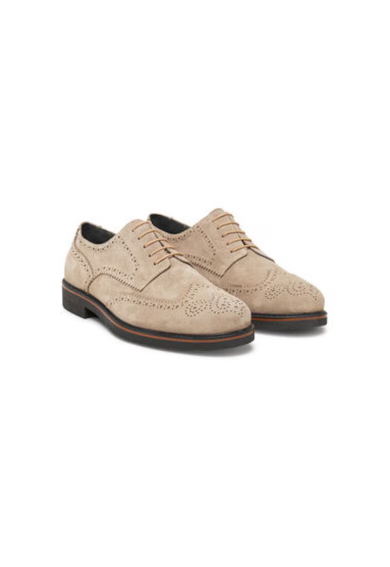 Pollini Cizme barbati SB10233G0MUB0104 - Piele naturala - Bej