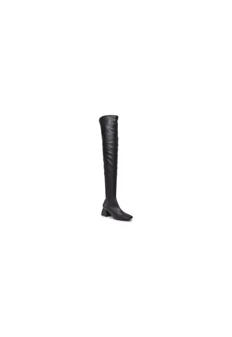 Pollini Cizme dama 303259136 - Piele ecologica - Negru - Negru