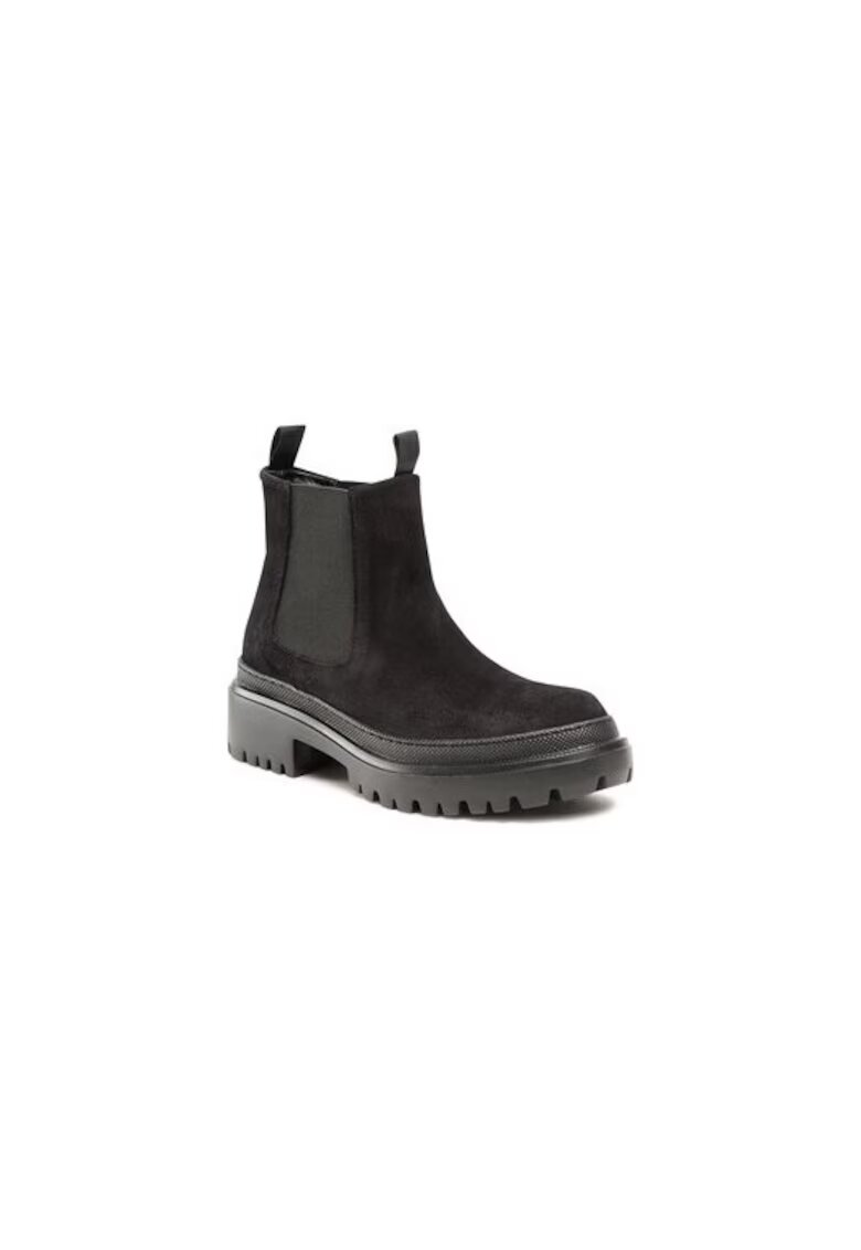 Pollini Ghete dama 301354598 - Piele naturala - Negru - Negru