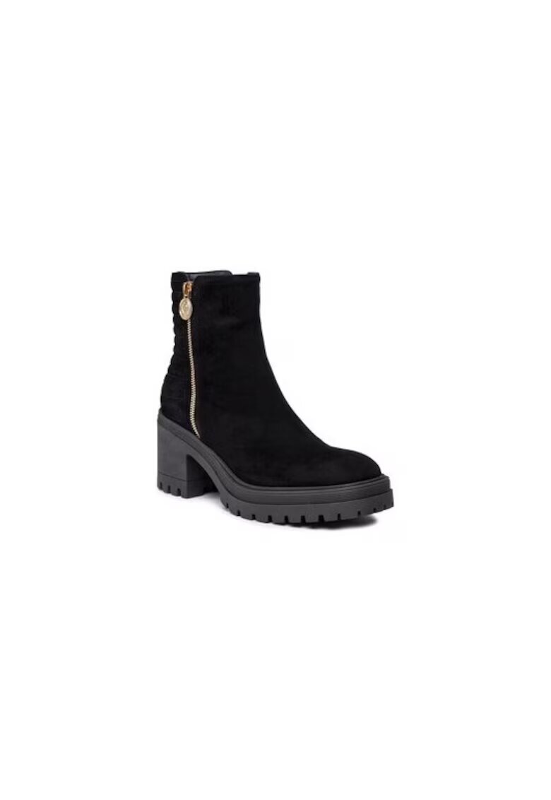 Pollini Ghete dama 303258511 - Piele naturala - 36 EU - Negru
