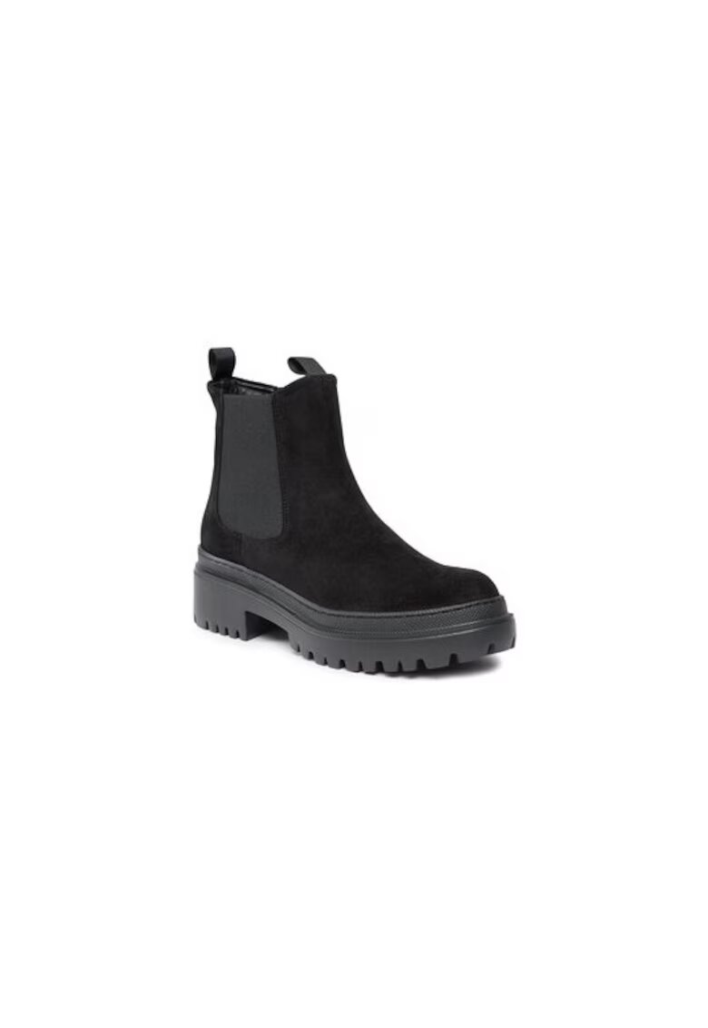 Pollini Ghete dama 303259501 - Piele naturala - Negru - Negru