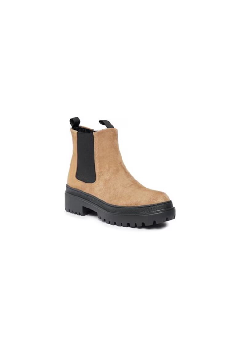 Pollini Ghete dama 303259600 - Piele naturala - Bej - Bej