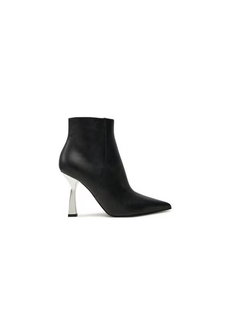 Pollini Ghete dama 304383366 - Piele naturala - Negru - Negru