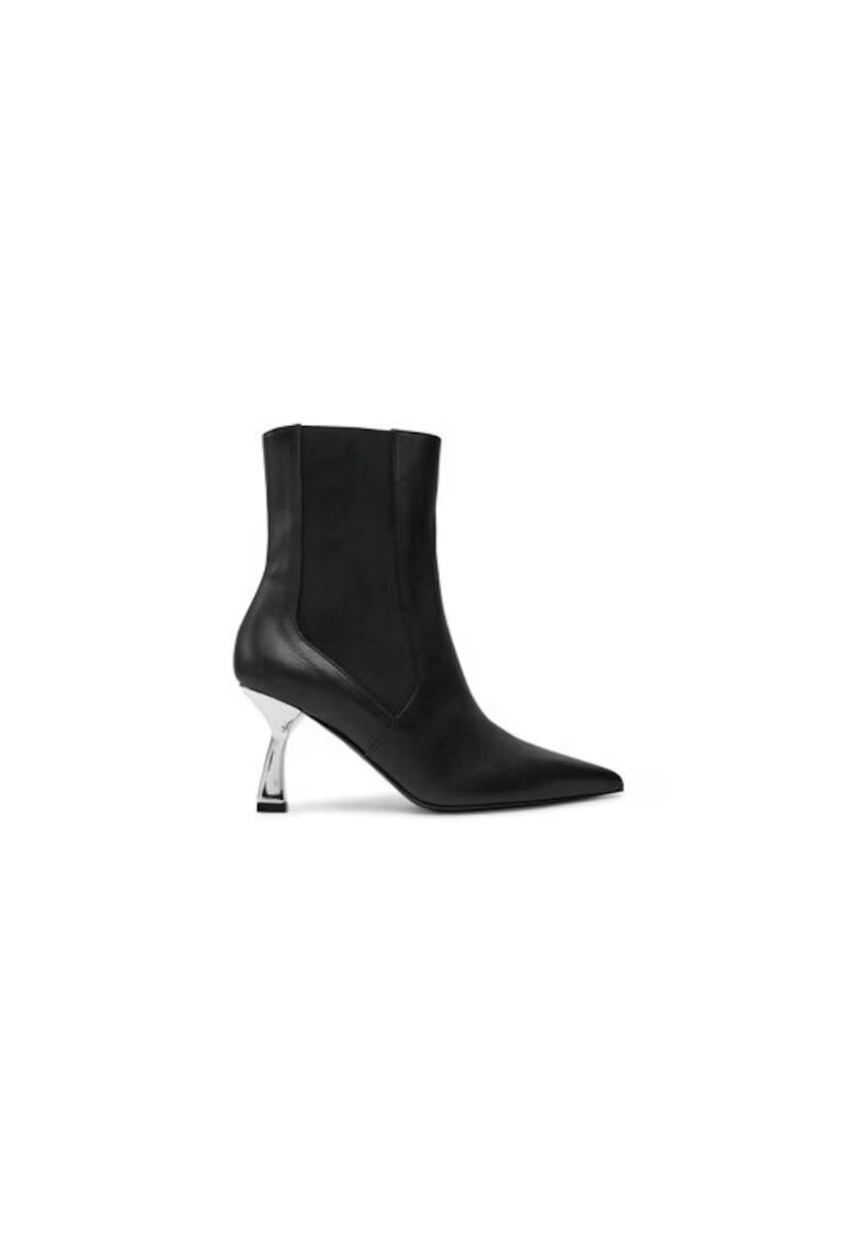 Pollini Ghete dama 304383373 - Piele naturala - Negru - Negru