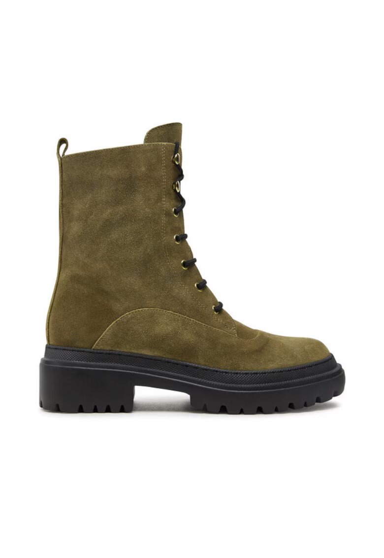 Pollini Ghete dama 304508110 - Piele naturala - Verde - Verde
