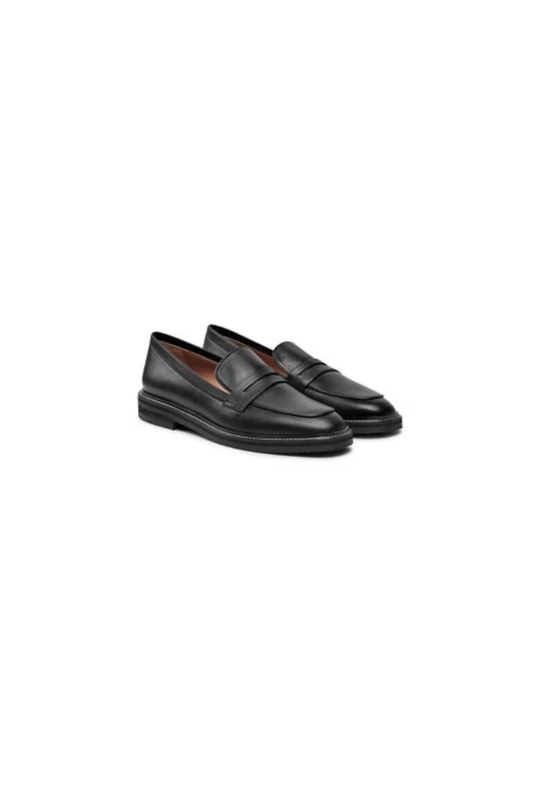 Pollini Mocasini dama 304508080 - Piele naturala - Negru - Negru
