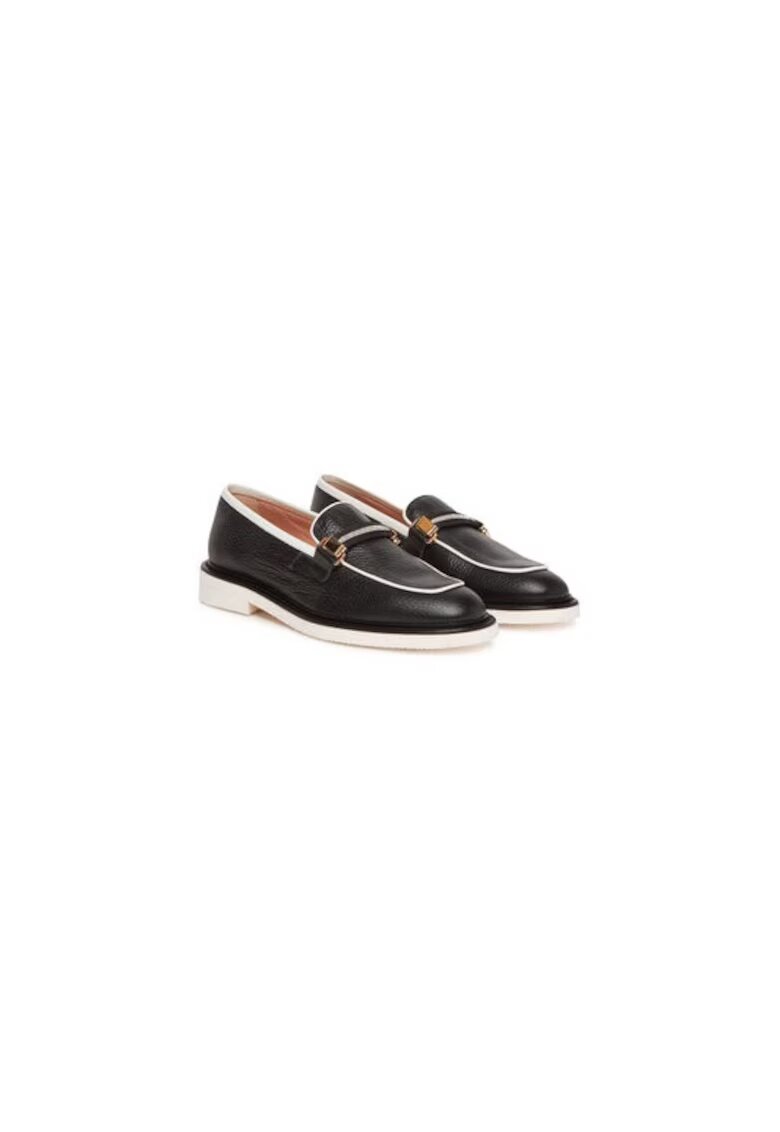 Pollini Mocasini dama 305204301 - Piele naturala - Negru - Negru