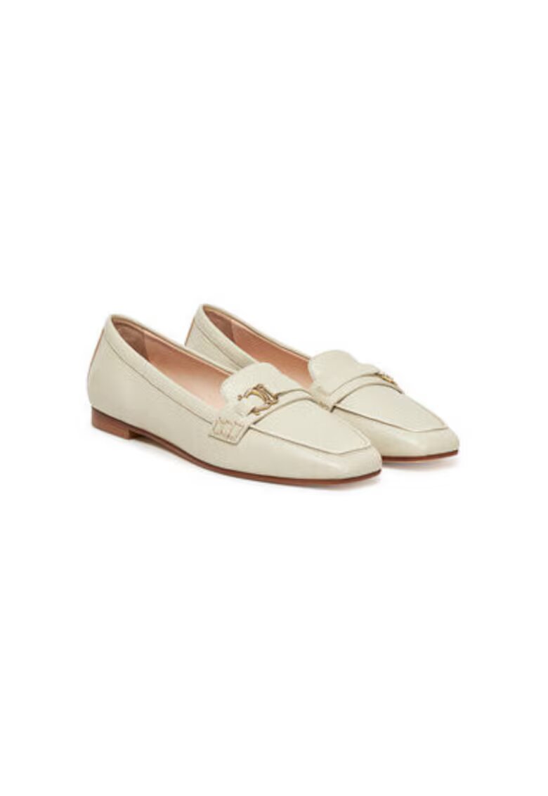 Pollini Mocasini dama PA10121C0MPF0105 - Piele naturala - Ecru - Ecru