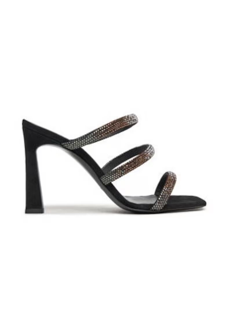 Pollini Papuci dama 303874179 - Piele naturala - 37 EU - Negru