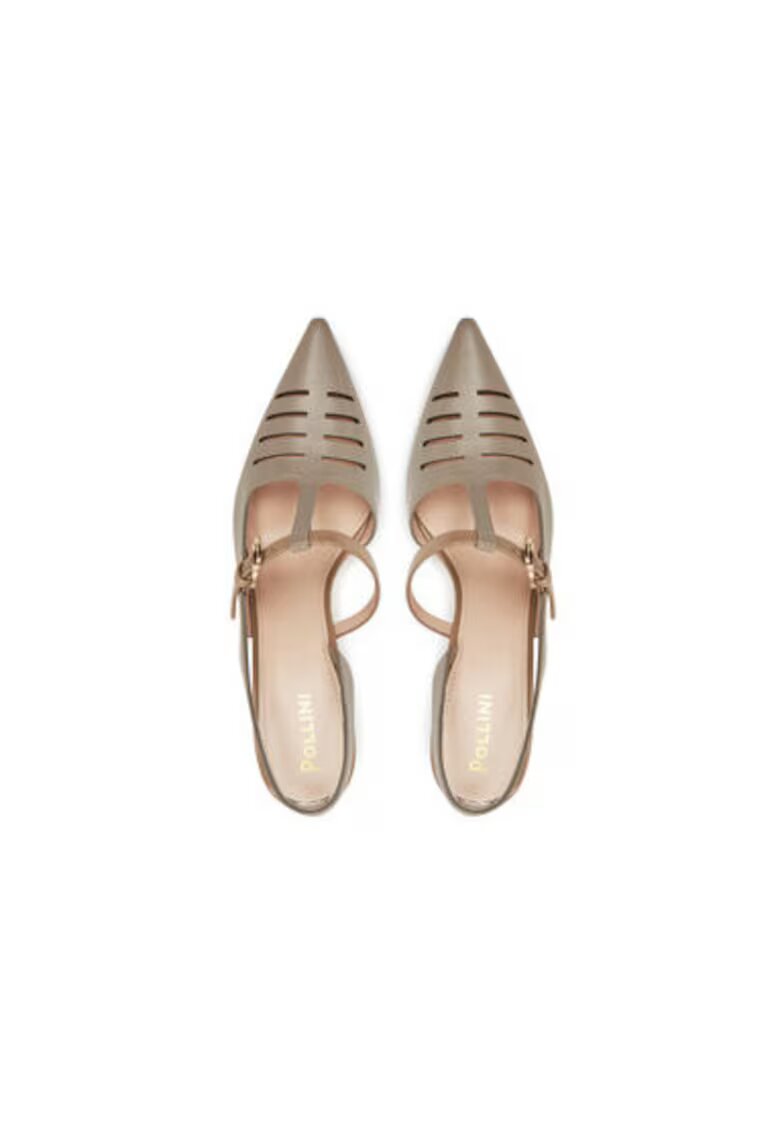 Pollini Sandale dama - PA10138C0MPA210A - Piele naturala - Bej