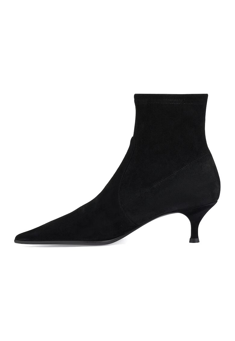 Potamy Botine cu varf ascutit - Negru