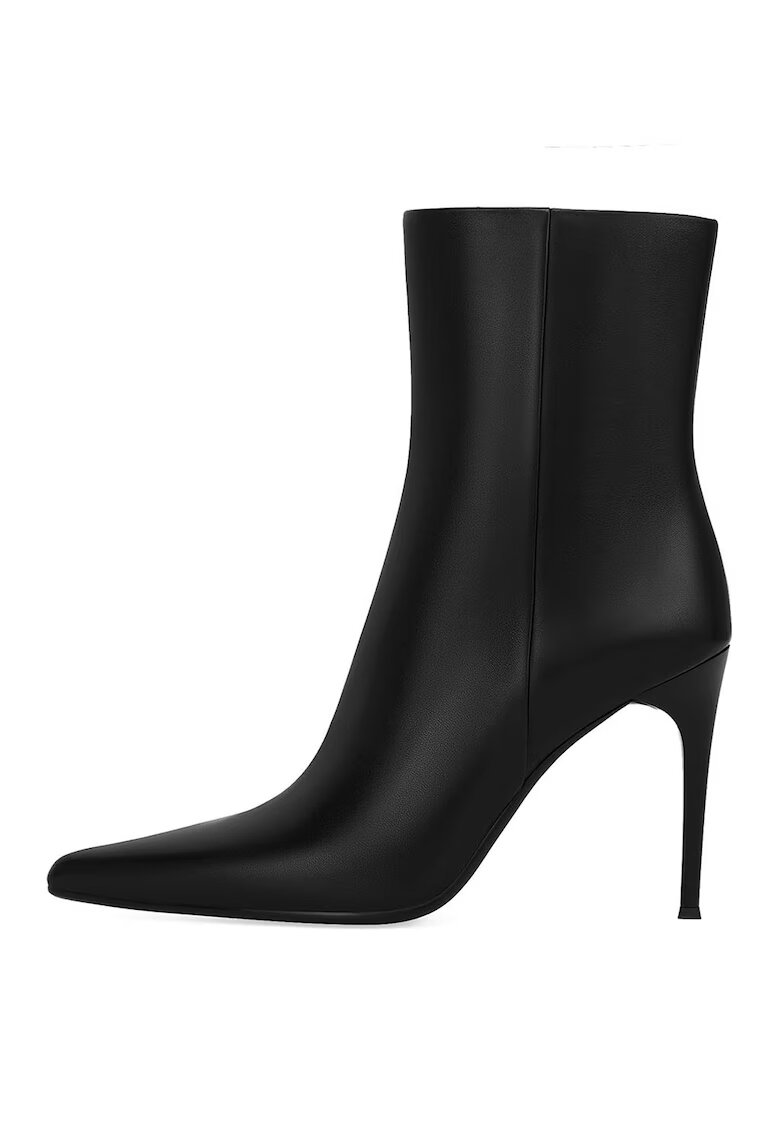 Potamy Botine din piele - Negru