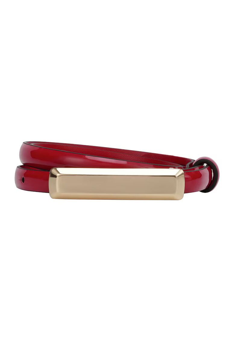 Potamy Curea skinny de piele - Rosu