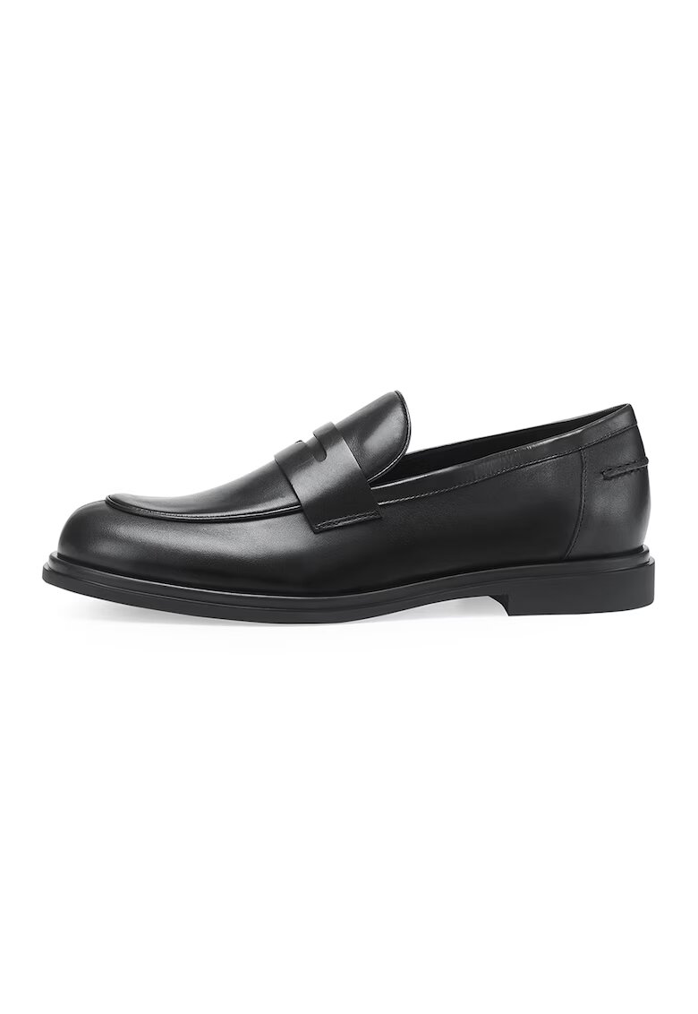 Potamy Pantofi loafer uni de piele - Negru