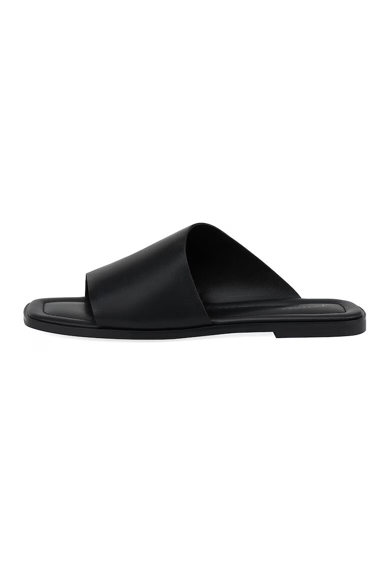 Potamy Papuci de piele - Negru