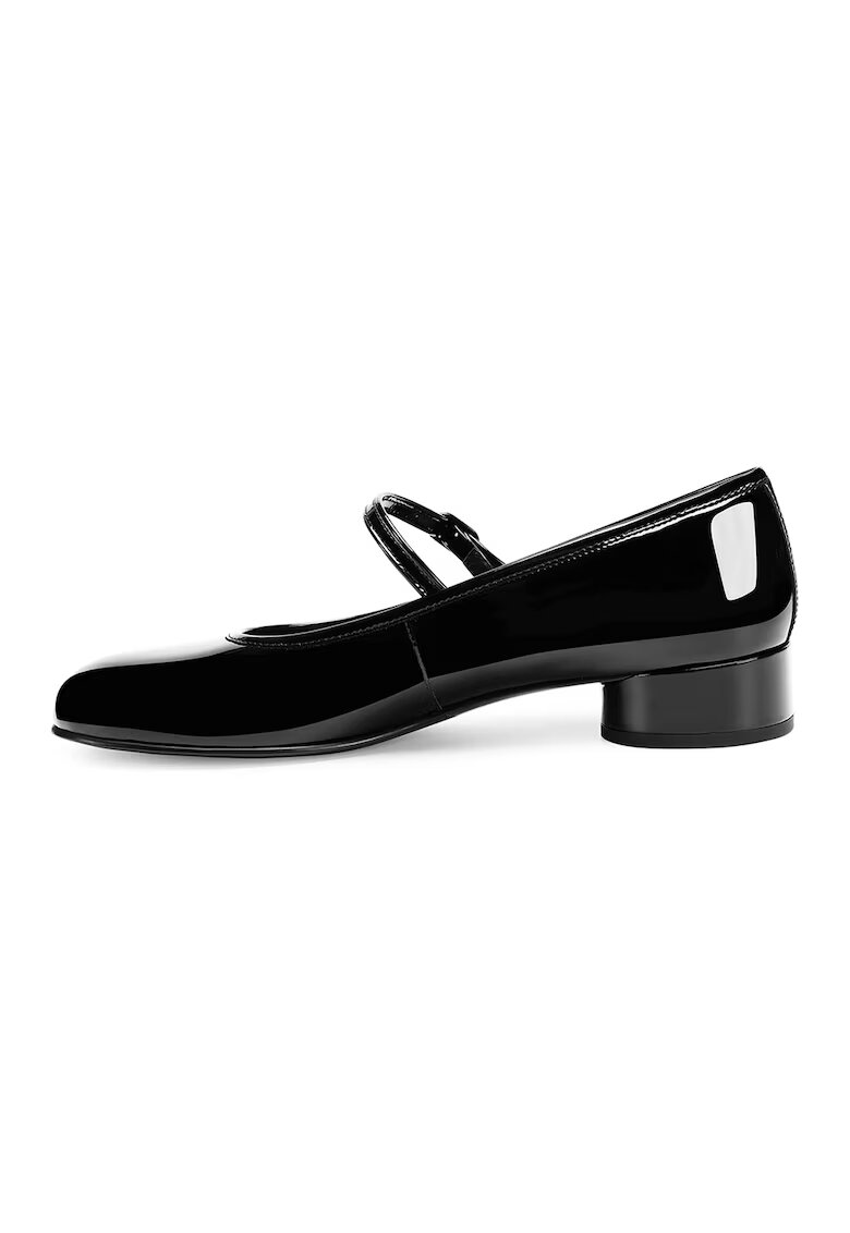 Potamy Premium Pantofi de piele lacuita Jane - Negru