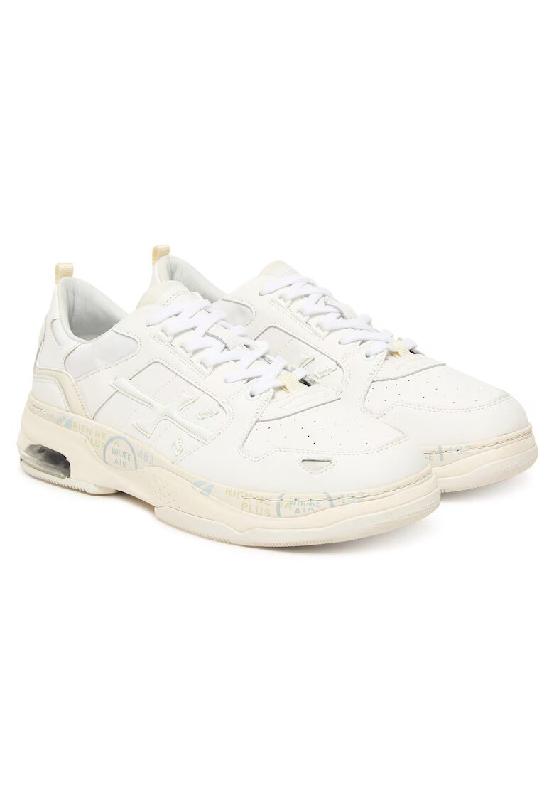 Premiata Tenisi barbati - DRAKE VAR 299 - alb - textil