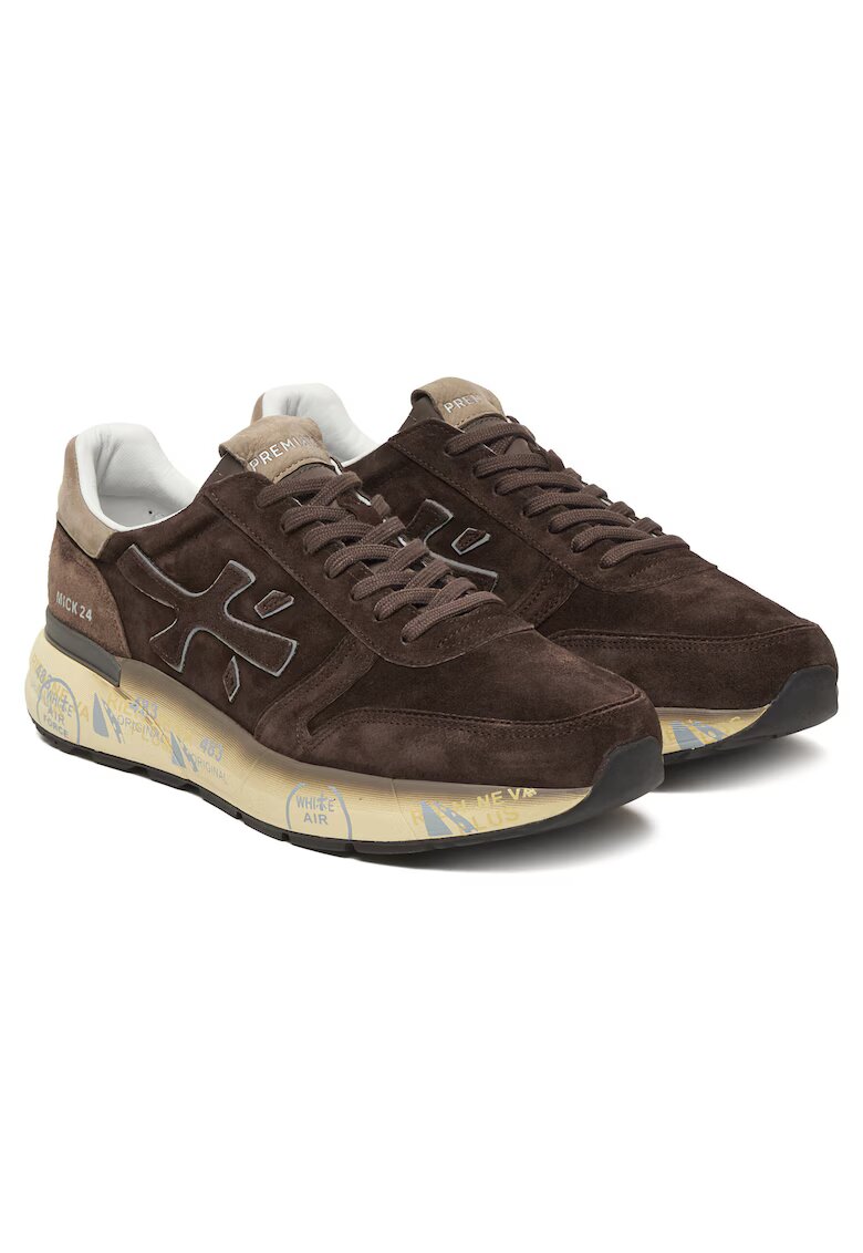 Premiata Tenisi barbati - Mick Var 7898 - piele naturala - maro