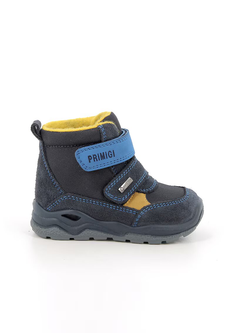 Primigi Ghete cu garnituri de piele intoarsa - Bleumarin