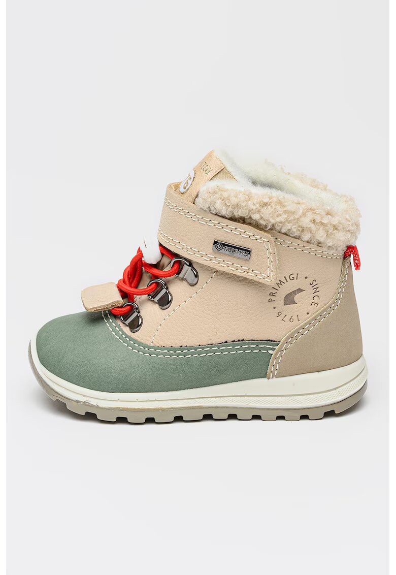 Primigi Ghete de iarna cu tehnologie Gore-Tex - Verde/Alb fildes