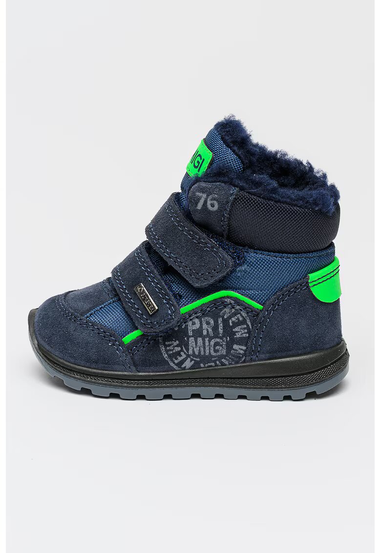 Primigi Ghete de iarna cu tehnologie Gore-Tex - Verde lime/Bleumarin