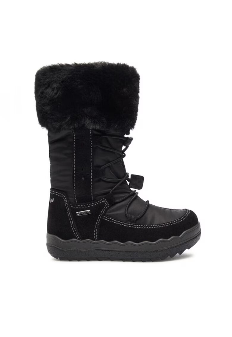 Primigi Ghete si cizme copii 303239190 - Piele intoarsa/Textil - Negru