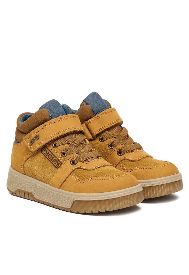 Primigi Pantofi copii - GORE-TEX - culoare galben - piele naturala