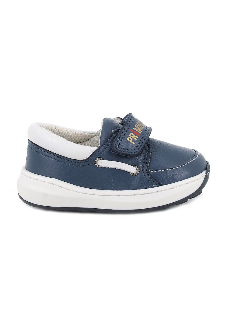 Primigi Pantofi sport de piele cu velcro - Bleumarin