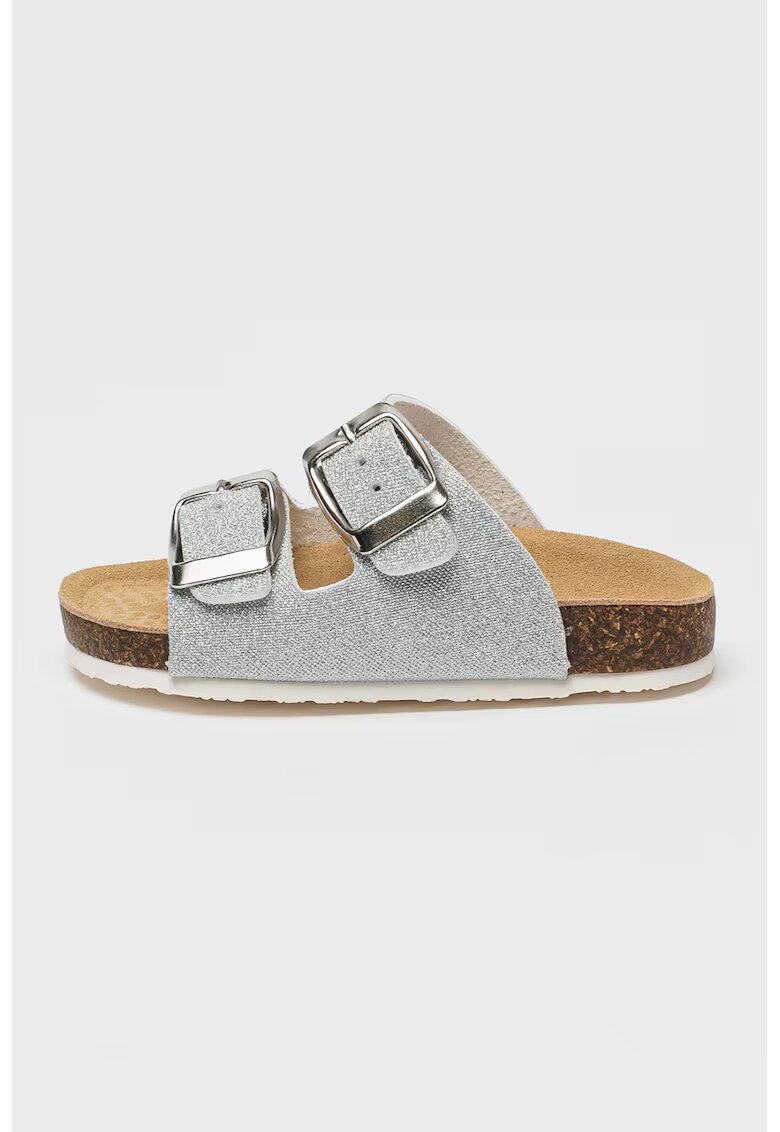 Primigi Papuci din piele - Argintiu