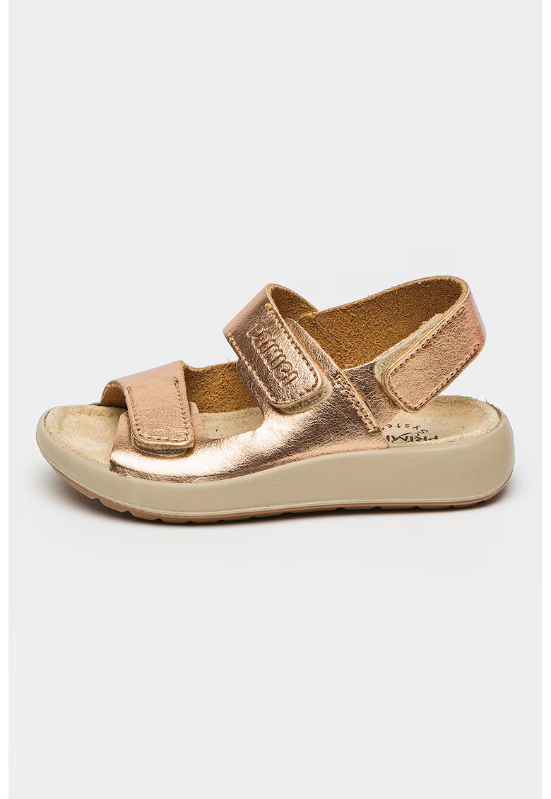 Primigi Sandale din piele cu logo - Auriu rose