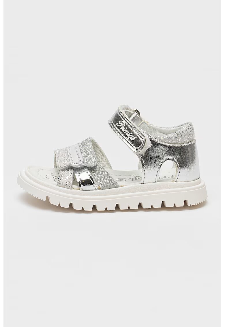 Primigi Sandale flatform cu velcro - Argintiu