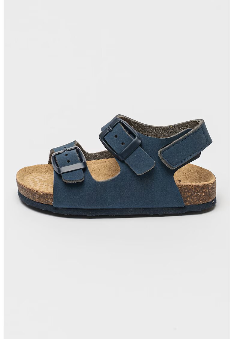 Primigi Sandale flatform din piele - Albastru petrol