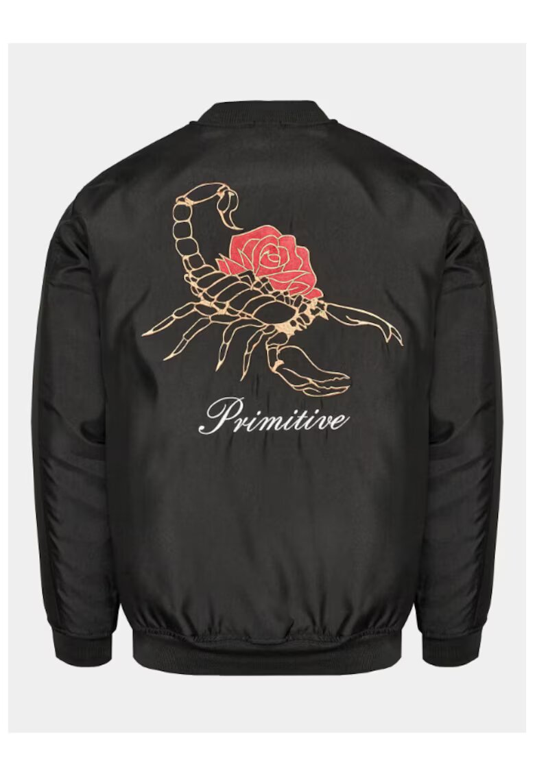 Primitive Jacheta bomber barbati - 303346621 - Bumbac - Negru