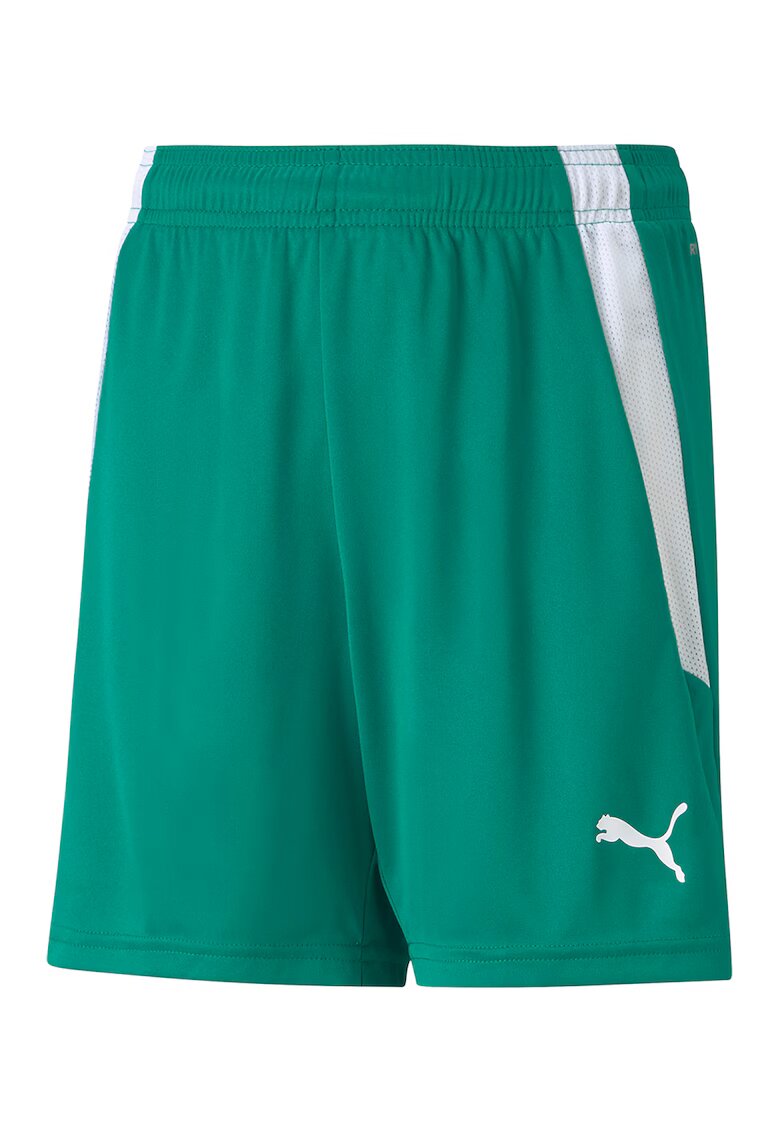 Puma Bermude cu logo pentru fotbal teamLIGA - Alb/Verde