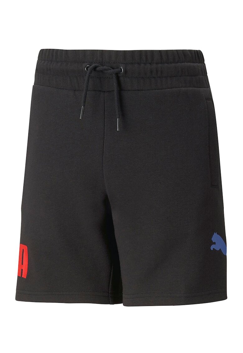 Puma Bermude cu snur Power - Rosu/Negru
