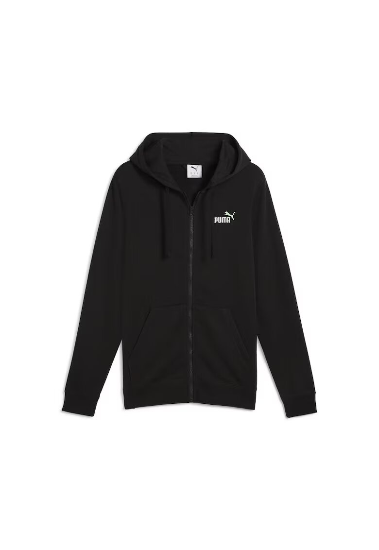 Puma Bluza cu fermoar pentru Barbati - ess 2 color small no 1 logo full-zip hodie - 684721-51 - XS INTL - Negru