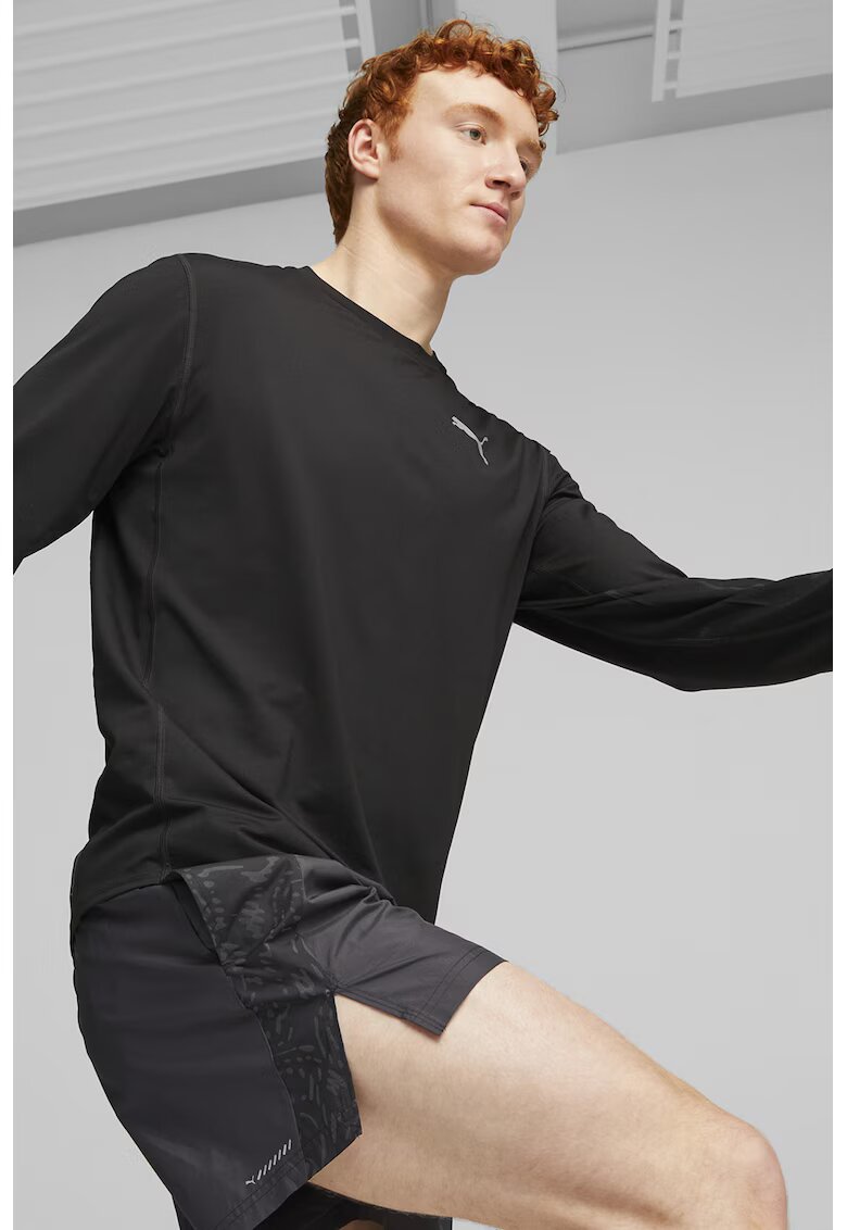 Puma Bluza cu model uni pentru fitness Cloudspun - Negru
