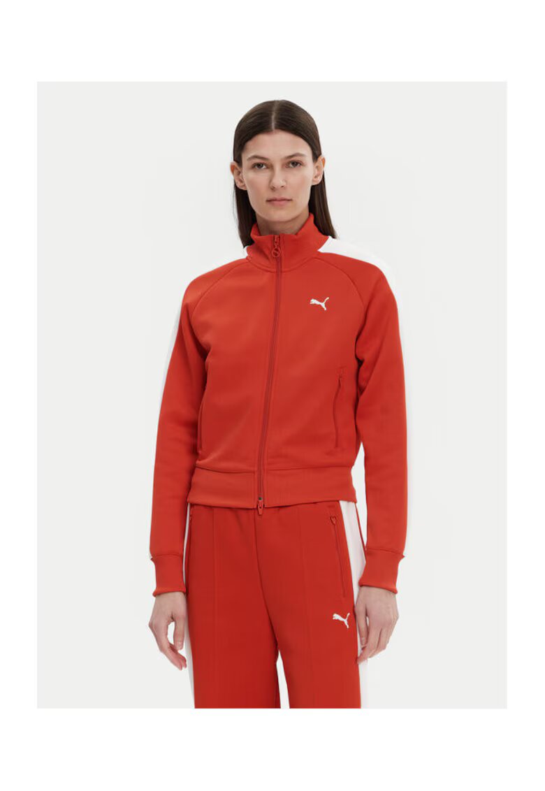 Puma Bluza dama 629796 - Poliester reciclat/Bumbac - Rosu - Rosu