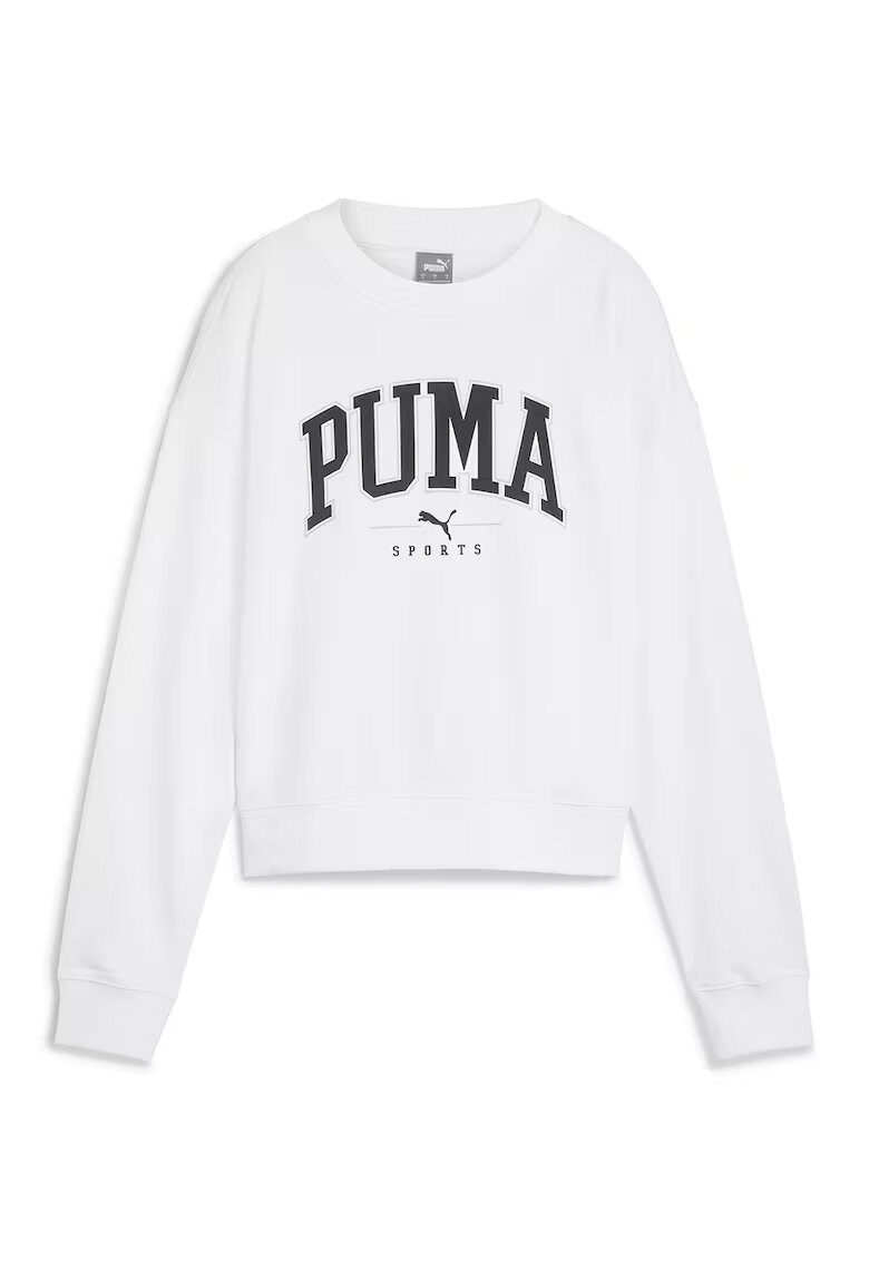 Puma Bluza de trening cu imprimeu logo Squad - Negru/Alb optic