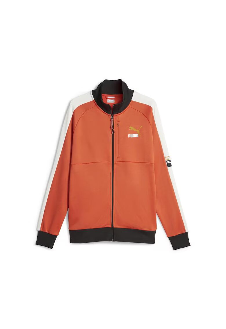 Puma Bluza pentru Barbati - t7 track jacket - 621351-39 - XS INTL - Portocaliu