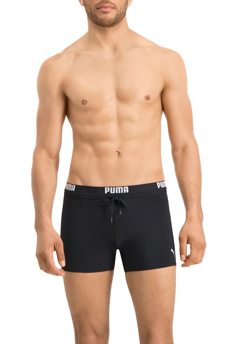 Puma Boxeri de baie cu snur pentru ajustare - Alb/Negru
