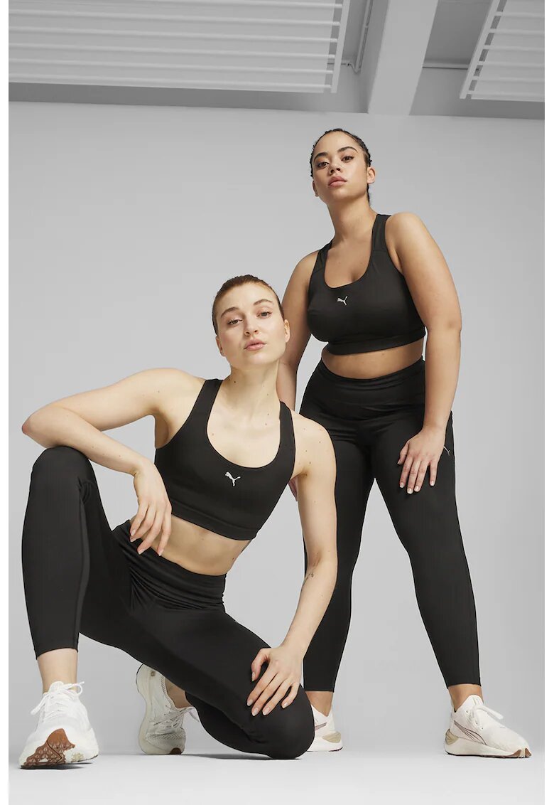 Puma Bustiera cu sustinere medie - pentru alergare 4Keeps - Negru