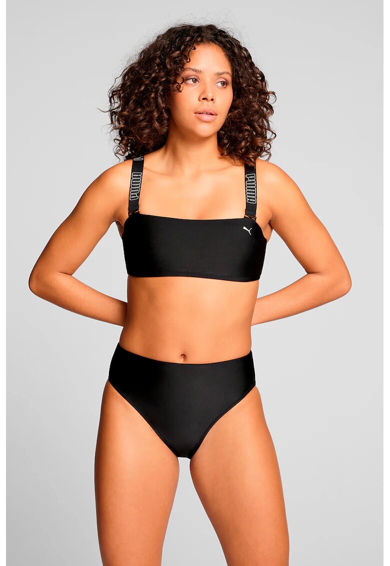 Puma Bustiera de baie cu bretele detasabile - Negru